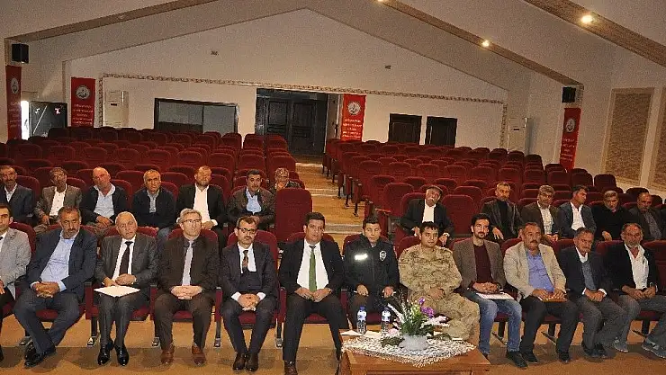 'Arguvan´da muhtarlar toplantısı'