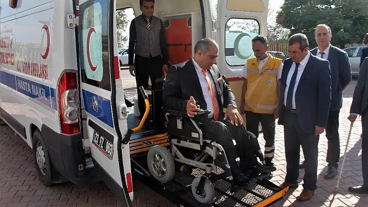 'Elazığ´da engelliler için özel ambulans'