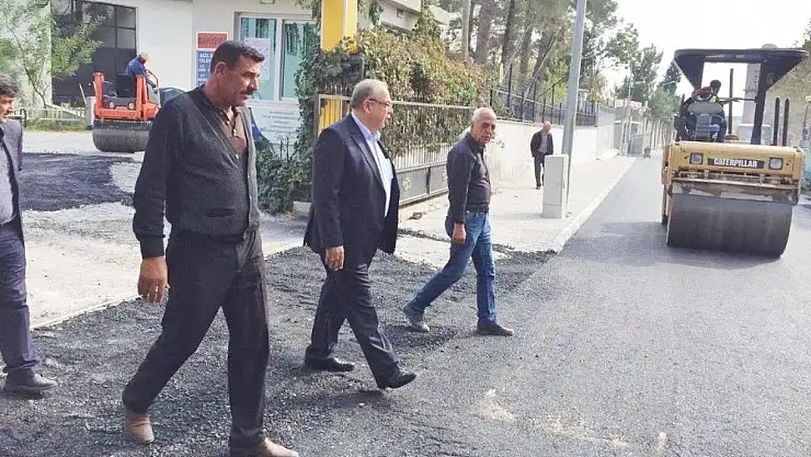 'Belediye başkanı çalışmaları yerinde inceledi'