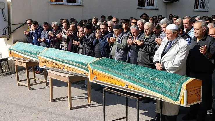 'Koca kurbanı kadın ile anne ve babası toprağa verildi'
