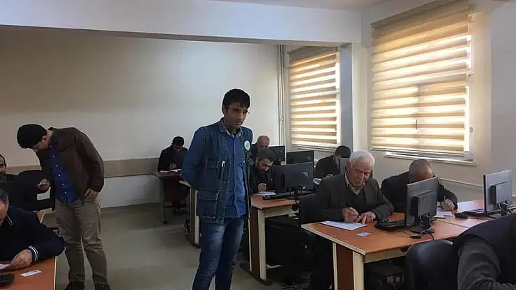 'Avcı adayları sınava girdi'