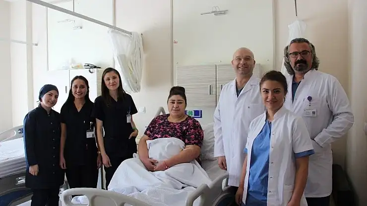 'Sadece sırtı ağrıyordu karnında 5 kilo kitle çıktı'
