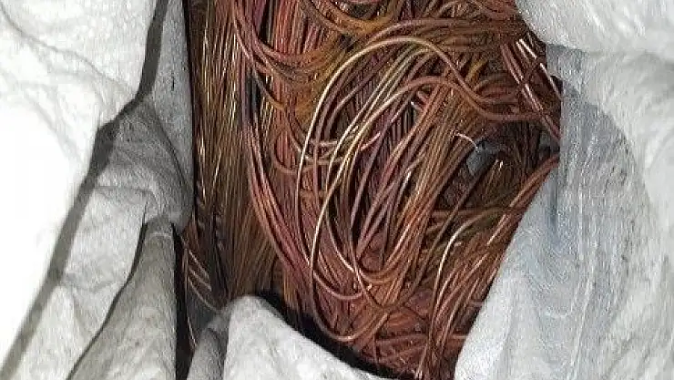 'Kablo çaldı, tutuklandı'