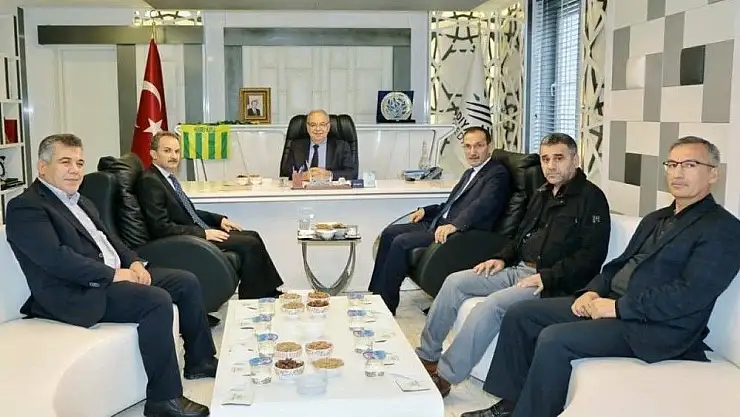 'AK Parti Belediye Başkan Adayı Kılınç, Başkan Kutlu ile bir araya geldi'