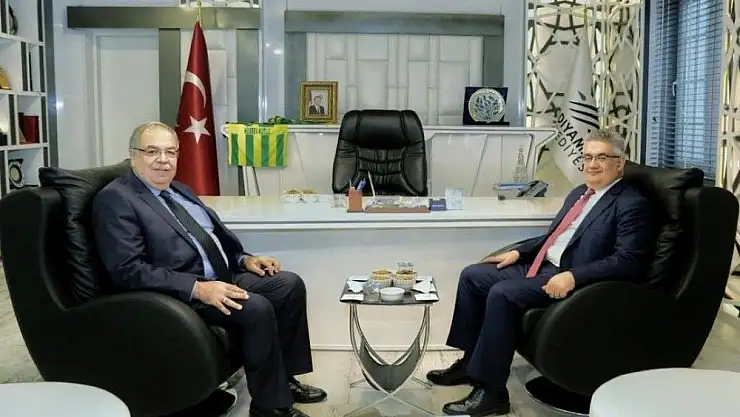 'Vali Pekmez Başkan Kutlu ile bir araya geldi'