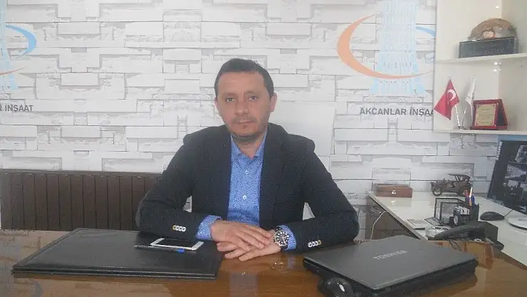 'İşadamı Akcan inşaat sektörünü değerlendirdi'