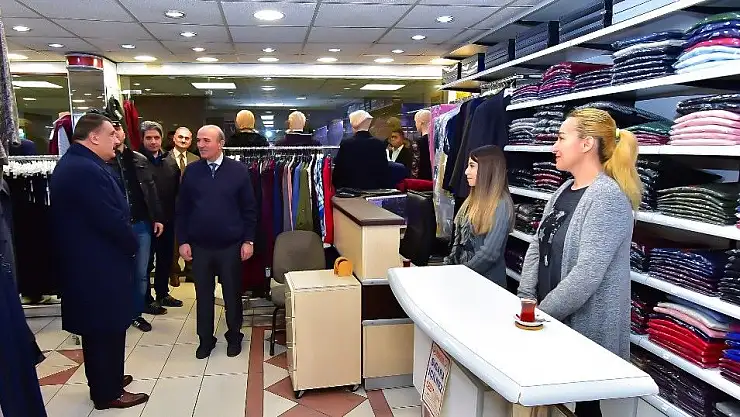 'Başkan Gürkan, İnönü Kapalı Çarşı esnafı ile bir araya geldi'