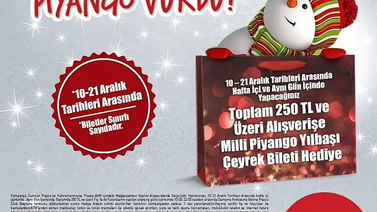 'Yeni yıl alışverişinde milyonluk heyecan başladı'