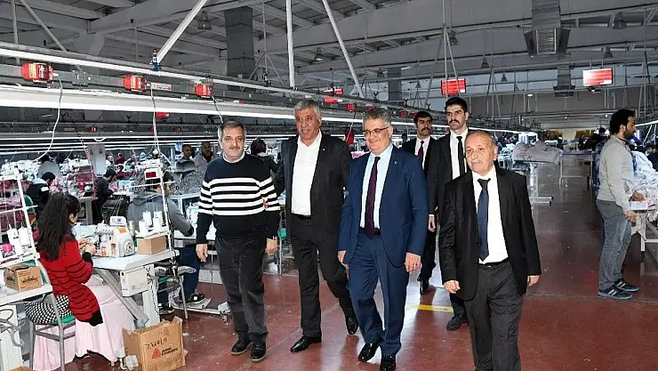 'Vali Aykut Pekmez Adıyaman OSB´deki sanayi tesislerini inceledi'