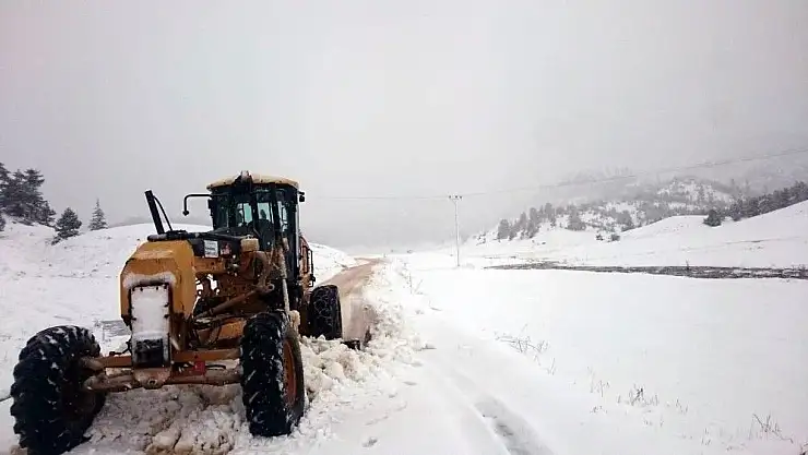 'Kahramanmaraş´ta kar mesaisi'