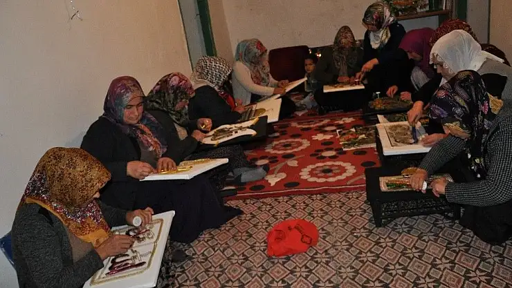 'Sincik´te filografi kursu kadınlara gelir kapısı oldu'