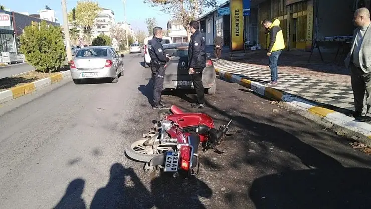 'Adıyaman´da motosiklet devrildi: 1 yaralı'
