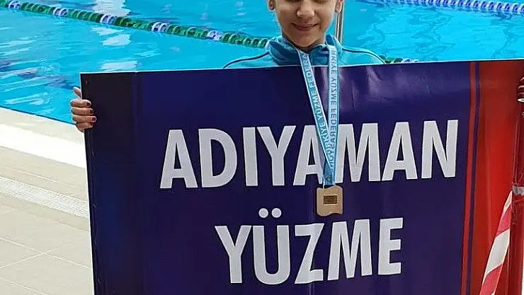 'Yüzmede birinci oldu'