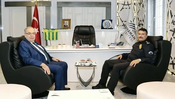 'Müdür Alper Başkan Kutlu ile bir araya geldi'