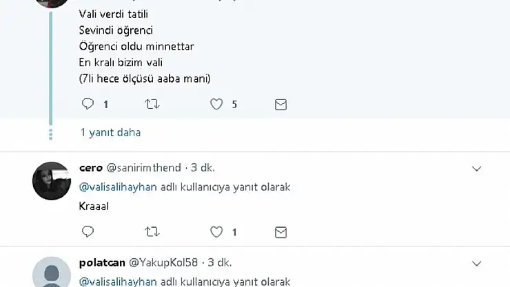 'Sosyal medyada öğrencilerin kar sevinci'