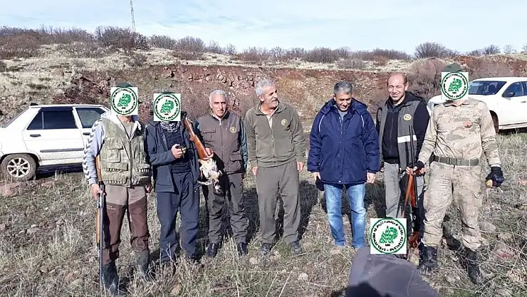 'Kaçak 7 avcıya, 7 bin TL ceza'