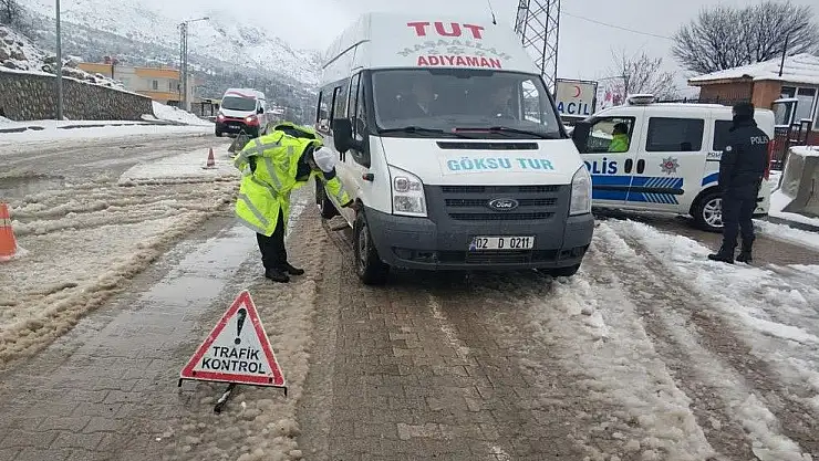 'Tut İlçe Emniyeti sürücülerin içini ısıtıyor'