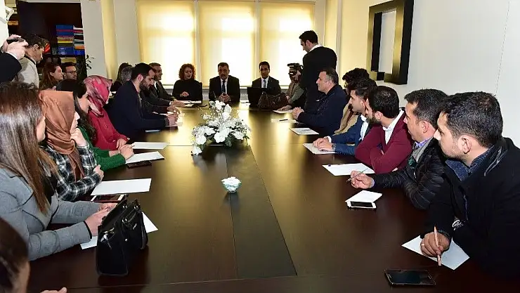 'Gürkan, mimarlarla buluştu'