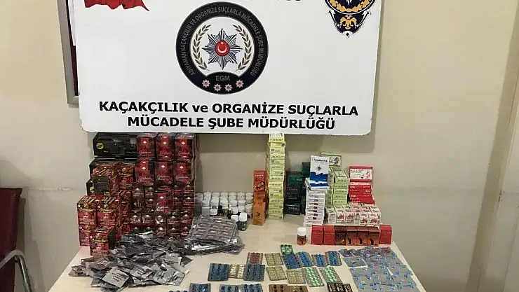 'Çok sayıda cinsel içerikli hap ele geçirildi'