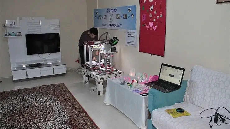 '3 boyutlu yazıcı üretip, ekonomik kazanç elde etmeye başladı'
