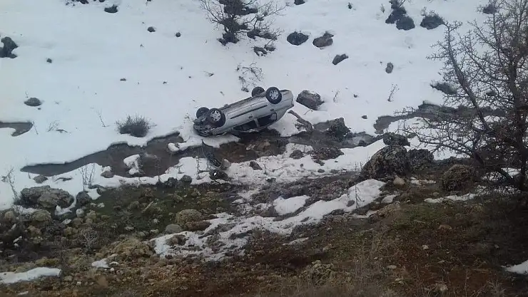 'Otomobil takla attı: 1 yaralı'