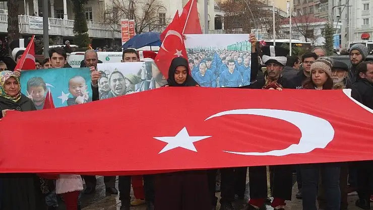 'Doğu Türkistan´daki Çin zulmü Elazığ´da protesto edildi'