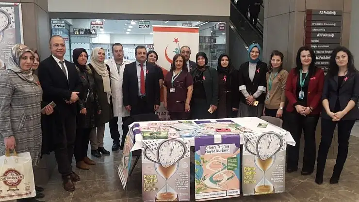 'Fethi Sekin Şehir Hastanesi´nde kanser farkındalığı etkinliği'
