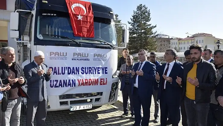 'Palu´dan Suriye´ye yardım malzemesi'