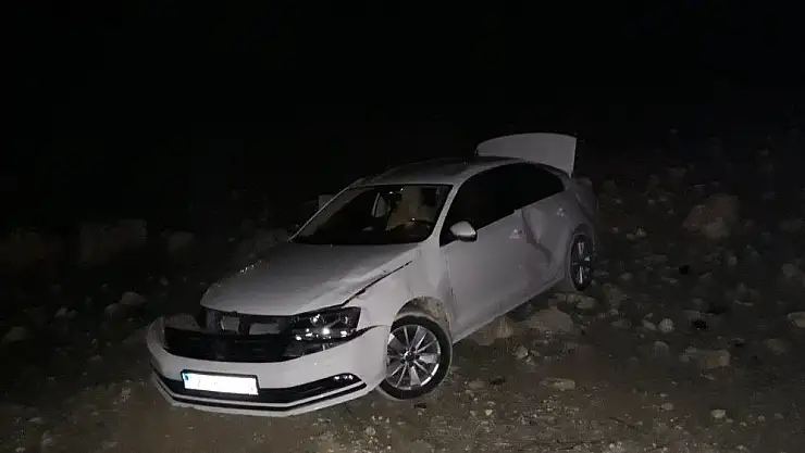 'Otomobil şarampole devrildi: 1 yaralı'