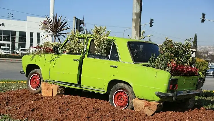 'Hurda ''Hacı Murat''ı saksı yaptılar'