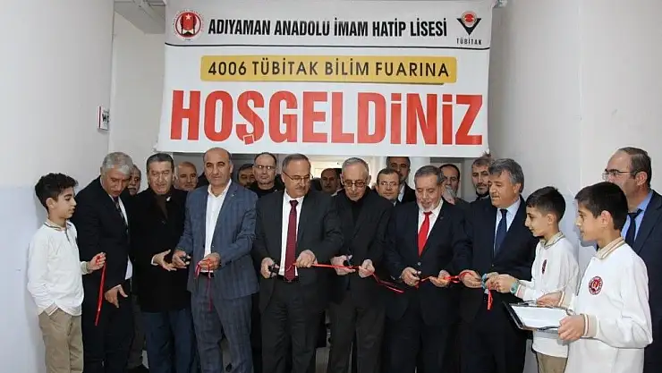 'Proje İmam Hatip Ortaokulunun TÜBİTAK bilim fuarı açıldı'