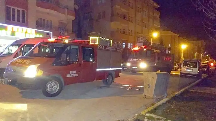 'İkamette çıkan yangın paniğe neden oldu'