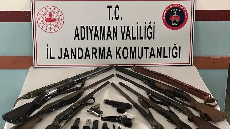 'Jandarmadan silah üretim ve tamiri yapılan eve operasyon'
