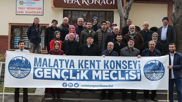 'Gençlerden yaşlılara vefa ziyareti'