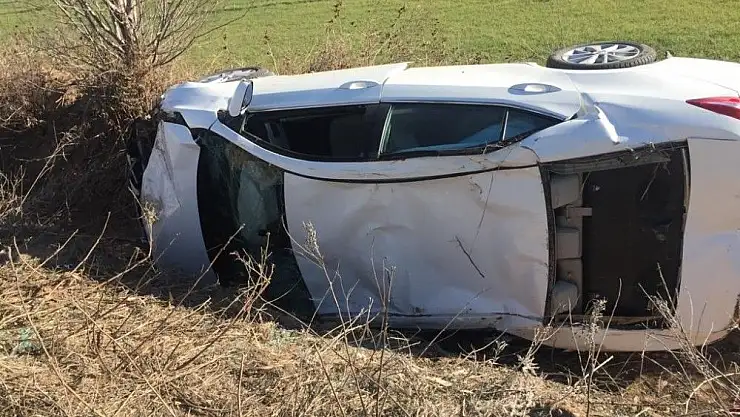 'Kahramanmaraş´ta otomobil sulama kanalına düştü'