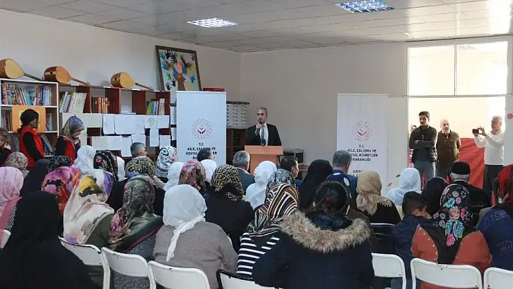 'Gündüzlü Aktif Yaşlanma Merkezi açıldı'