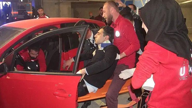 'Şehir Hastanesinde yangın ve kurtarma tatbikatı'