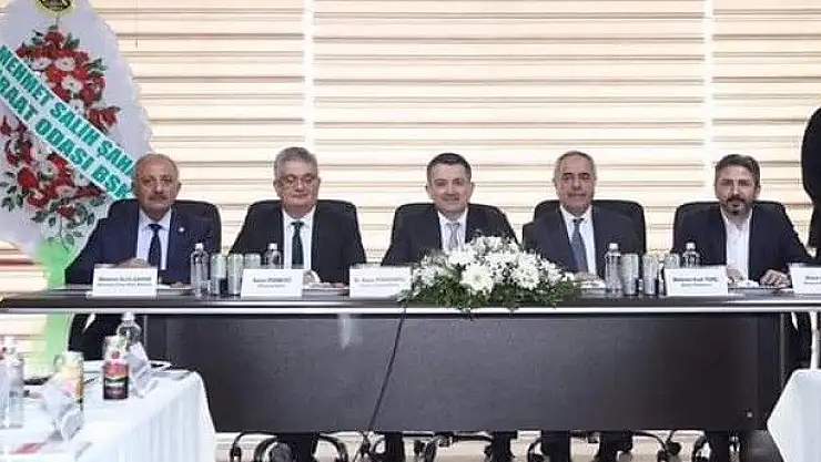 'Ziraat Odası Başkanı Şahan, Bakan Pakdemirli´nin gelişini değerlendirdi'