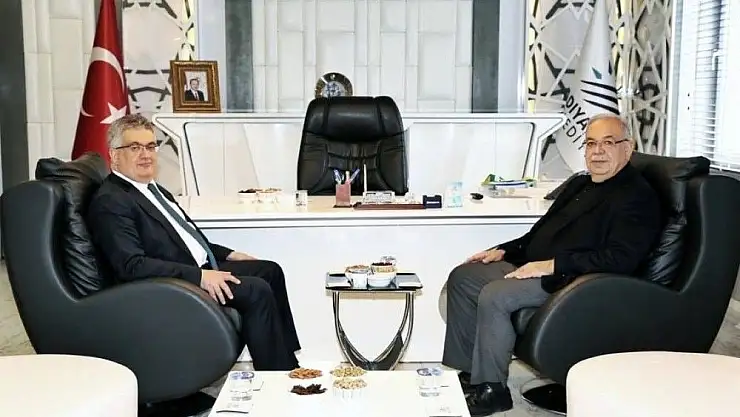 'Vali Pekmez´den, Başkan Kutlu´ya ziyaret'