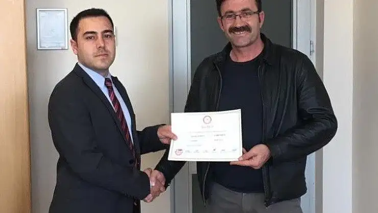 'Başkan Korkut mazbatasını alarak göreve başladı'