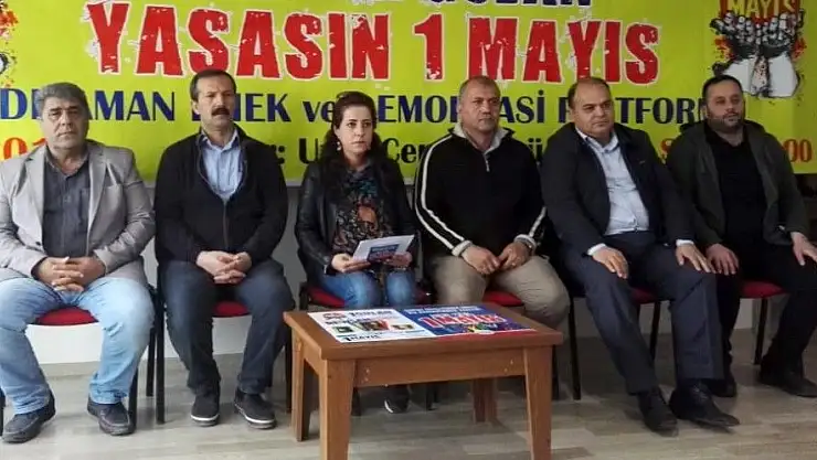 '1 Mayıs´a davet açıklaması'