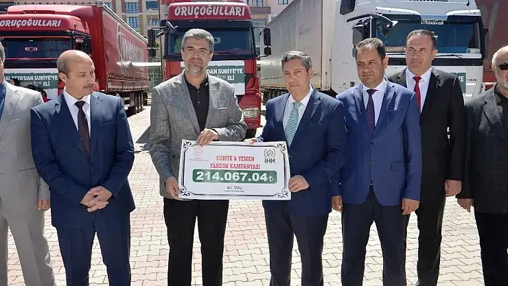 'Malatya´dan Suriye ve Yemen´e yardım eli'