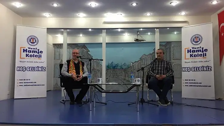 'Spor yorumcuları Cüneyt Şen ve Levent Tüzemen, öğrencilerle buluştu'