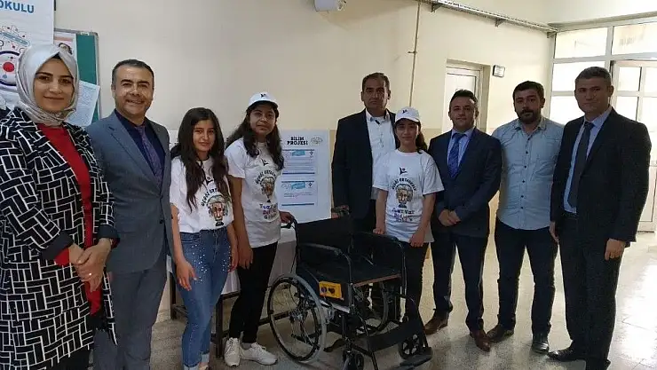 'Besni´de yükselen tekerlekli sandalye projesi'