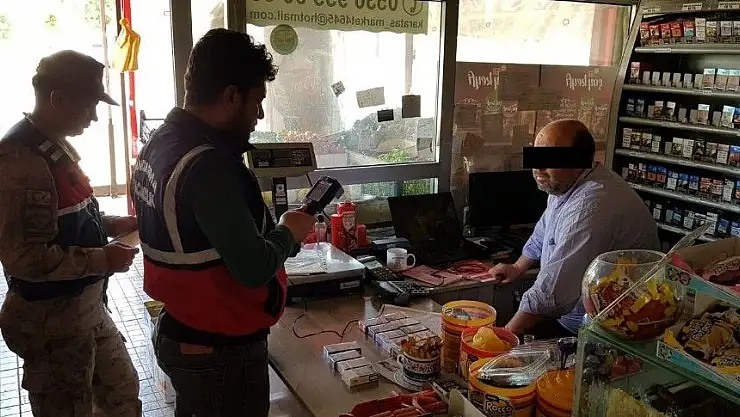 'Kaçak sigara satan iş yerine ceza yağdı'