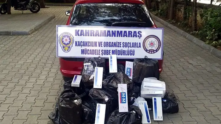 'Kahramanmaraş´ta kaçak sigara operasyonu: 3 gözaltı'