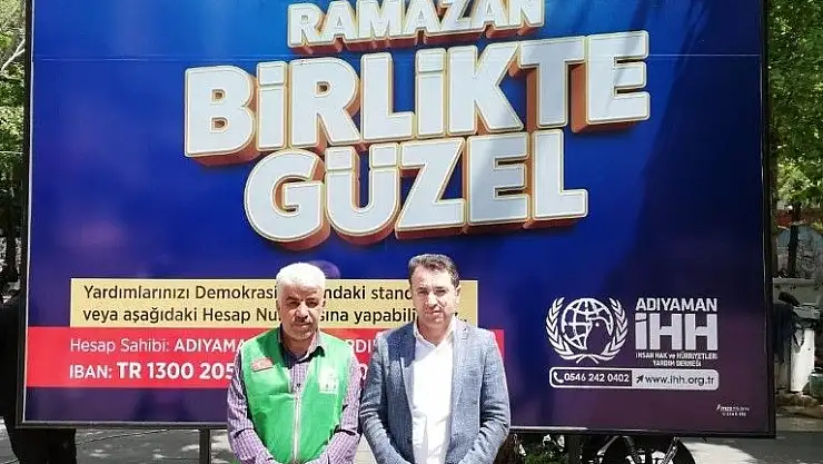 'Adıyaman´da Ramazan ayı kumanya dağıtımı başladı'