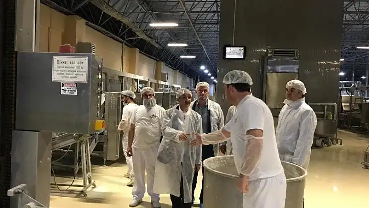'Başkan Kılınç çölyak hastaları için hizmet veren ekmek fabrikasını inceledi'