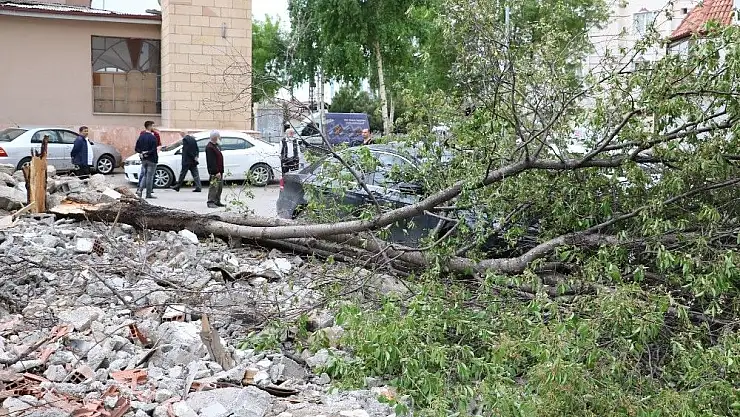 'Rüzgar hasara neden oldu'