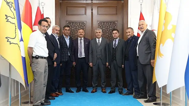 'Muhtarlardan Başkan Gürkan´a ziyaret'